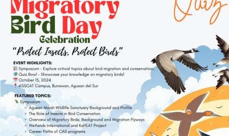 ASSCAT College of Arts and Sciences Collaborates with Agusan Marsh Wildlife Sanctuary for World Migratory Bird Day Celebration
