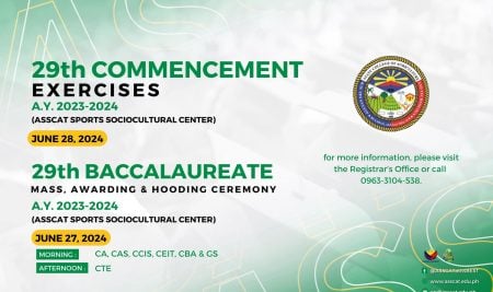 Announcement | 29th Commencement Exercises