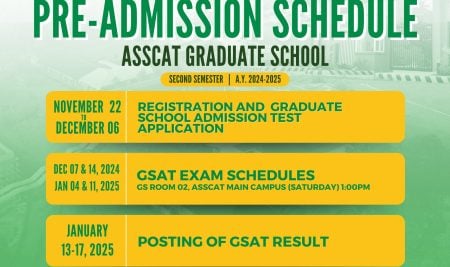 ASSCAT Graduate School is Now Accepting Applications for Second Semester