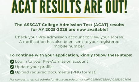 ACAT Results are Out!