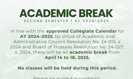 ADVISORY | Academic Break