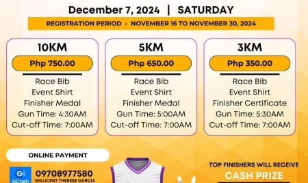 Registration is now open for the Run with Joy: In Support to the 18th-day Campaign to End VAWC!
