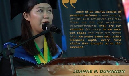 #ASSCAT30thCommencement Valedictory Speech