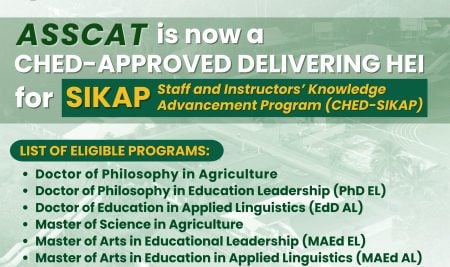 ASSCAT Approved as Delivering Higher Education Institution (DHEI) Under CHED’s 2025 SIKAP Program