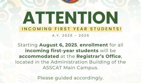 ATTENTION | Incoming First Year Students