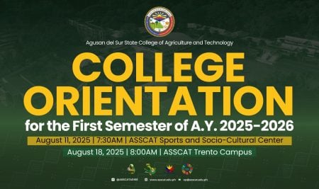 Join the College Orientation for the First Semester of A.Y. 2025–2026!