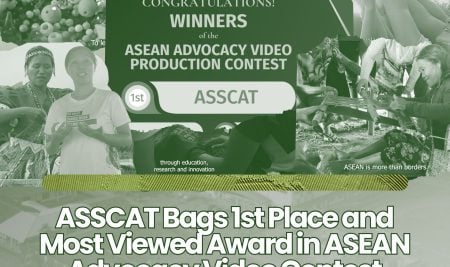 ASSCAT Bags 1st Place and Most Viewed Award in ASEAN Advocacy Video Contest