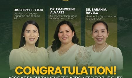 ASSCAT Faculty Members Appointed to The CHED Caraga Regional Quality Assessment Team (RQAT)