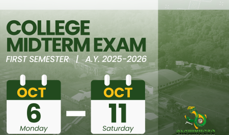 College Midterm Exam Schedule