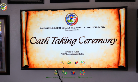 ASSCAT Holds Oath-Taking for Newly Hired and Promoted Employees