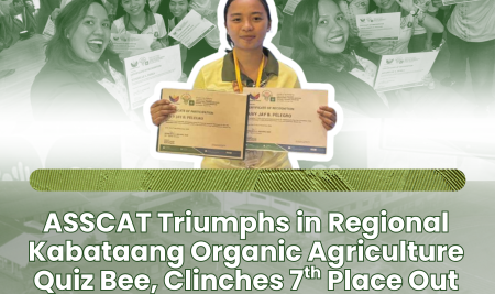 ASSCAT Triumphs in Regional Kabataang Organic Agriculture Quiz Bee, Clinches 7th Place Out of 41 Participants